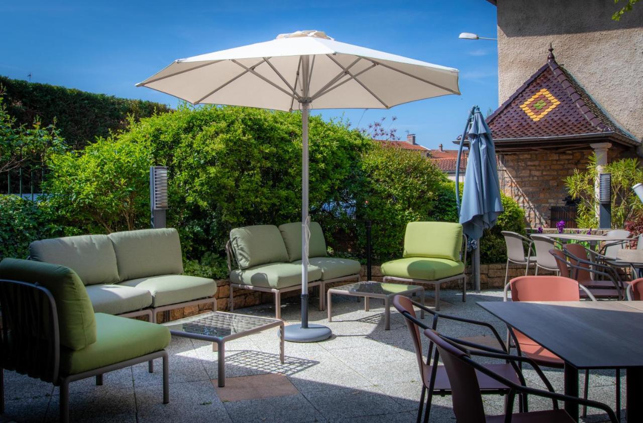 Logis Hotel Tante Yvonne & Son Restaurant Semi-Gastronomique - Lyon Nord Quincieux Zewnętrze zdjęcie