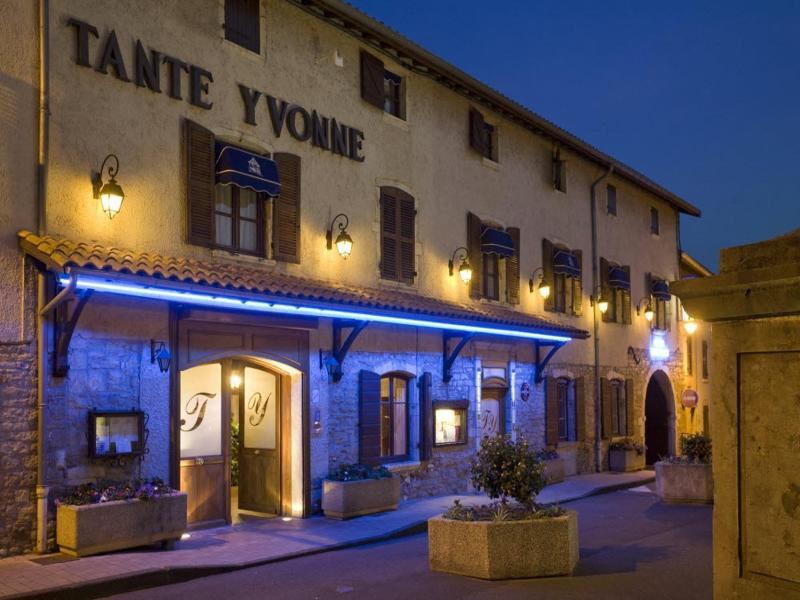 Logis Hotel Tante Yvonne & Son Restaurant Semi-Gastronomique - Lyon Nord Quincieux Zewnętrze zdjęcie