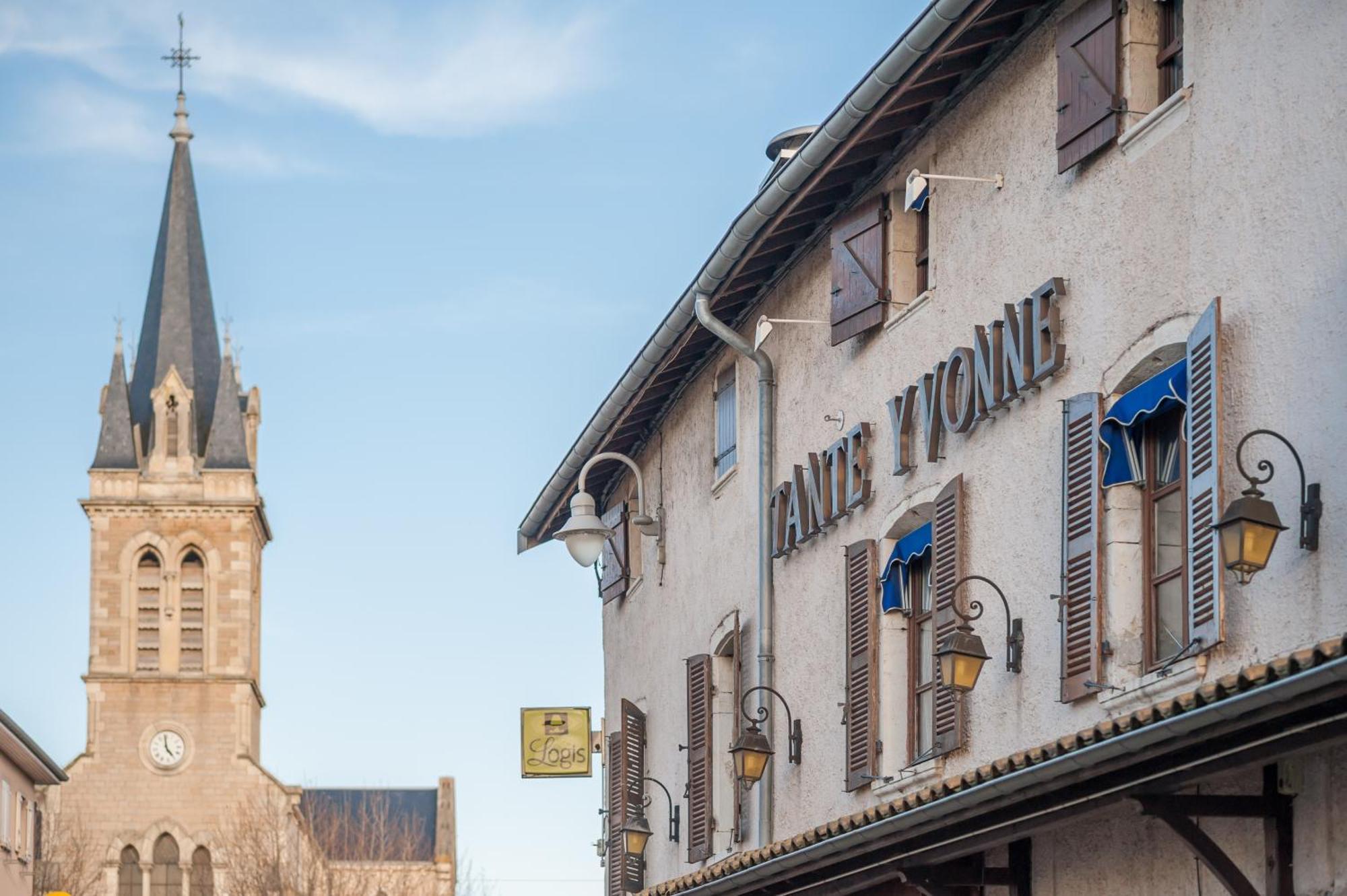 Logis Hotel Tante Yvonne & Son Restaurant Semi-Gastronomique - Lyon Nord Quincieux Zewnętrze zdjęcie