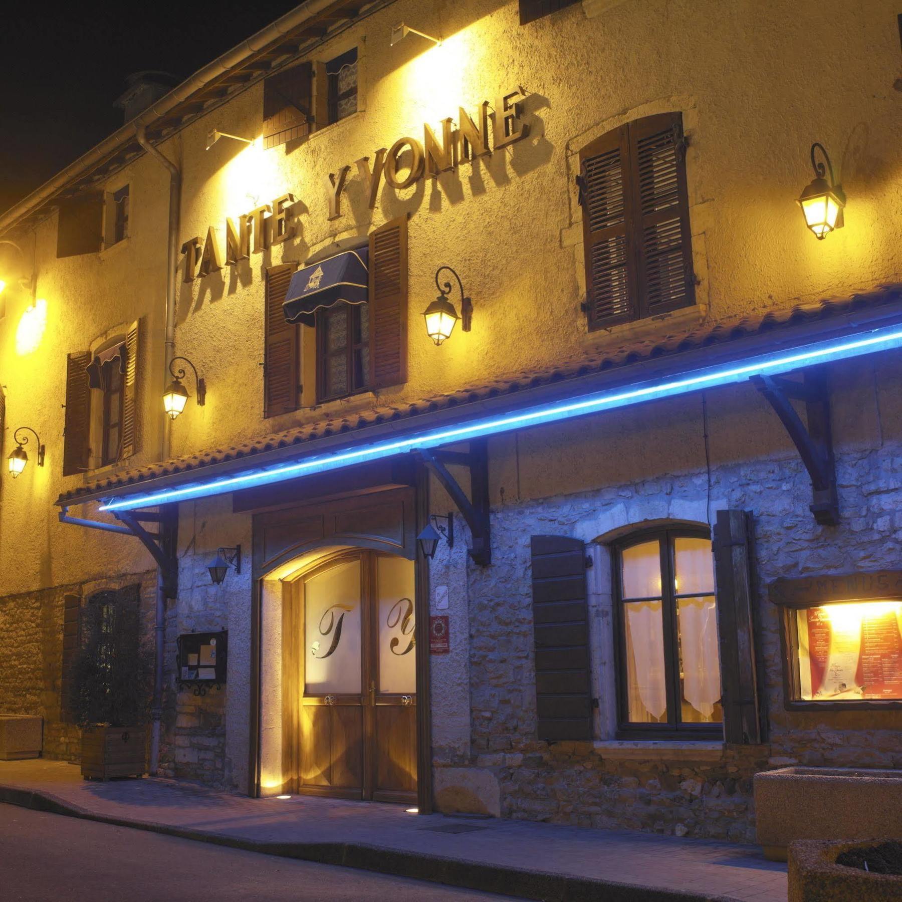 Logis Hotel Tante Yvonne & Son Restaurant Semi-Gastronomique - Lyon Nord Quincieux Zewnętrze zdjęcie